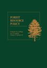 Image for Forest Resource Policy : Processes, Participants and Programs