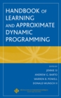 Image for Handbook of learning and approximate dynamic programming