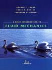 Image for A brief introduction to fluid mechanics