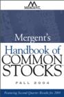Image for Mergent&#39;s handbook of common stocks fall 2004  : featuring second-quarter results for 2004