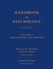 Image for Handbook of psychologyVolume 7,: Educational psychology
