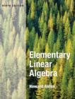 Image for Elementary Linear Algebra