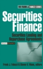 Image for Securities finance  : securities lending and repurchase agreements