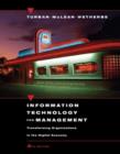 Image for Information Technology for Management : Transforming Organizations in the Digital Economy