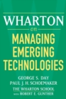 Image for Wharton on managing emerging technologies