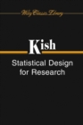 Image for Statistical Design for Research