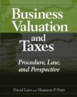 Image for Business Valuation and Taxes