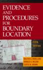 Image for Evidence and Procedures for Boundary Location