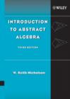 Image for Introduction to abstract algebra