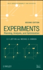 Image for Experiments  : planning, analysis and parameter design optimization