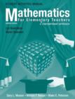 Image for Mathematics for Elementary Teachers