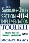 Image for The Sarbanes-Oxley Section 404 Implementation Toolkit