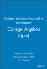 Image for College algebra: Student solutions manual