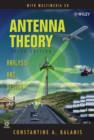 Image for Antenna theory: analysis and design