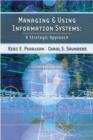 Image for Managing and using information systems