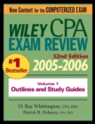 Image for Wiley CPA examination reviewVol. 1: Outlines and study guides : v. 1 : Outlines and Study Guides