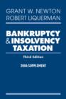 Image for Bankruptcy and insolvency taxation, 3rd edition: 2006 supplement
