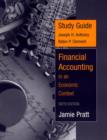 Image for Study guide to accompany Financial accounting in an economic context, sixth edition, Jaime Pratt : Study Guide