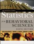 Image for Introductory Statistics for the Behavioral Sciences