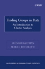 Image for Finding groups in data  : an introduction to cluster analysis