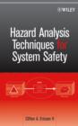 Image for Hazard analysis techniques for system safety