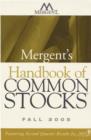 Image for Mergent&#39;s handbook of common stocks, fall 2005  : featuring second-quarter results for 2005
