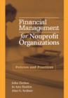 Image for Financial management for nonprofit organizations  : policies and practices
