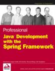Image for Professional Java development with the Spring Framework