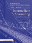 Image for Intermediate accounting, 12th editionVol. 2: Working papers : v. 2 : Working Papers