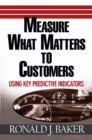Image for Measure What Matters to Customers