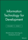 Image for Information Technology for Development, Volume 11, Number 1