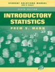 Image for Introductory statistics, sixth edition: Student solutions manual : Student Solutions Manual