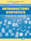 Image for Introductory statistics: Student study guide : Student Study Guide