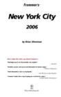 Image for Frommer&#39;s New York City 2006