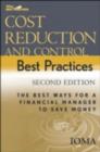 Image for Cost reduction and control best practices: the best ways for a financial manager to save money