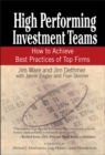 Image for High performing investment teams  : how to achieve best practices of top firms