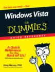 Image for Windows Vista For Dummies Quick Reference