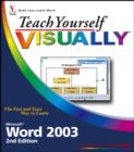 Image for Teach Yourself Visually Microsoft Word 2003