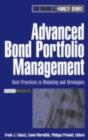 Image for Advanced bond portfolio management: best practices in modeling and strategies