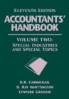 Image for Accountants&#39; handbookVol. 2: Special industries and special topics
