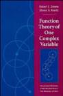 Image for Function Theory of One Complex Variable