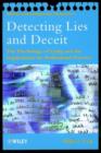 Image for Detecting lies and deception  : the psychology of lying and implications for professional practice