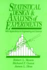 Image for Statistical Design and Analysis of Experiments
