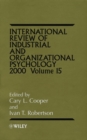 Image for International review of industrial and organizational psychologyVol. 15: 2000