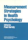Image for Measurement Strategies in Health Psychology