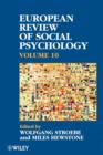 Image for European Review of Social Psychology, Volume 10