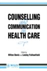 Image for Counselling and Communication in Health Care