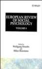 Image for European Review of Social Psychology, Volume 4