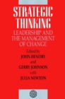 Image for Strategic Thinking : Leadership and the Management of Change