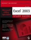 Image for Microsoft Office Specialist : Excel 2003 Study Guide : Excel Study Guide